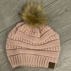 Cute pink beanie never worn